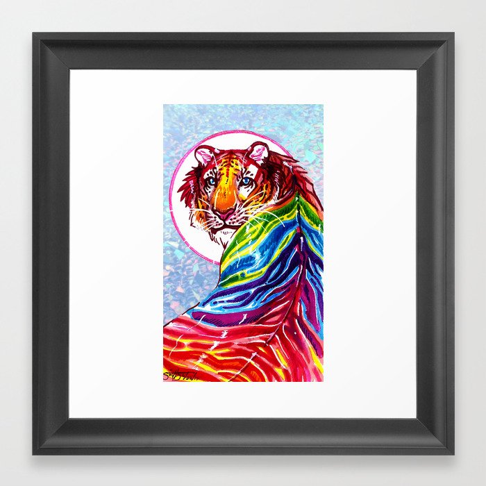 Prismatic Framed Art Print