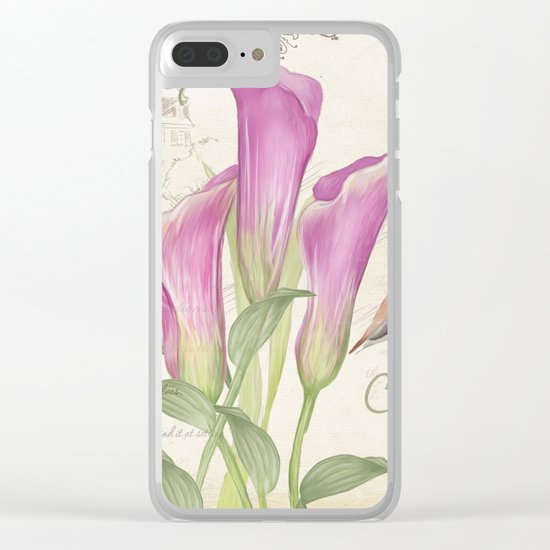 Macro flower #11 Clear iPhone Case