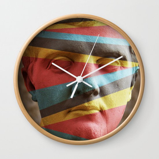 Defaced Wall Clock