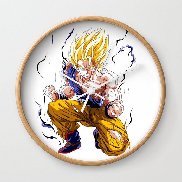 Goku Super Saiyan 2 Wall Clock By Ognjen