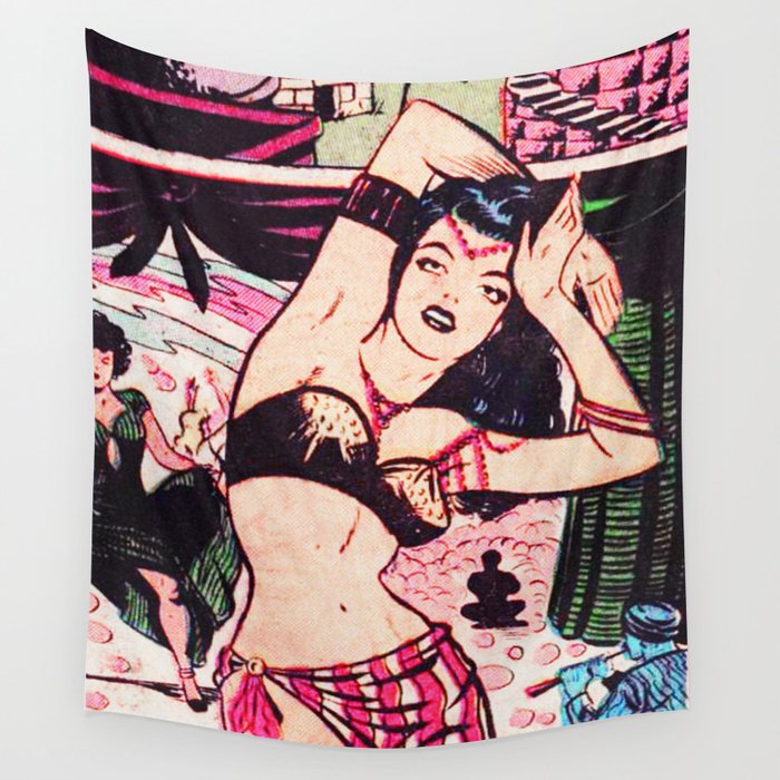 Exotic Dancer Wall Tapestry