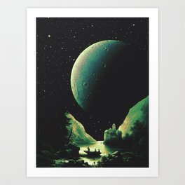 Moonlit Escape Art Print