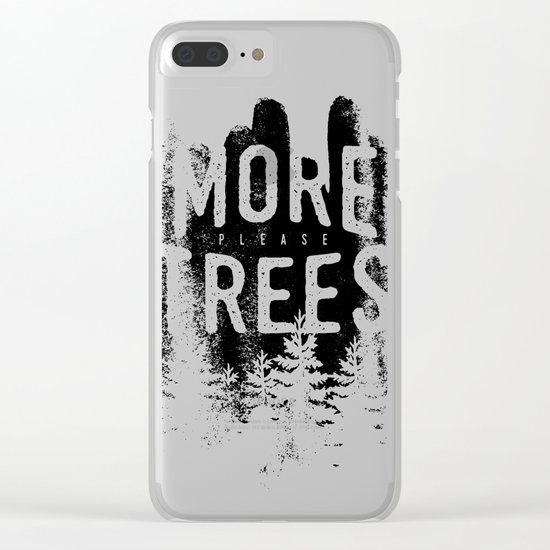 More trees Clear iPhone Case