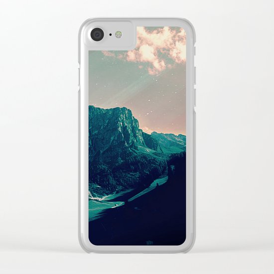 Mountain Call Clear iPhone Case