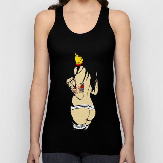 Iron Girl Unisex Tank Top