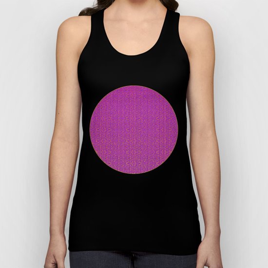 Purple Tribal Pattern Unisex Tank Top