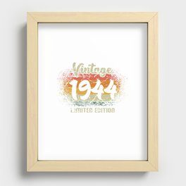 Vintage 1944 Limited Edition Birthday Gift Recessed Framed Print