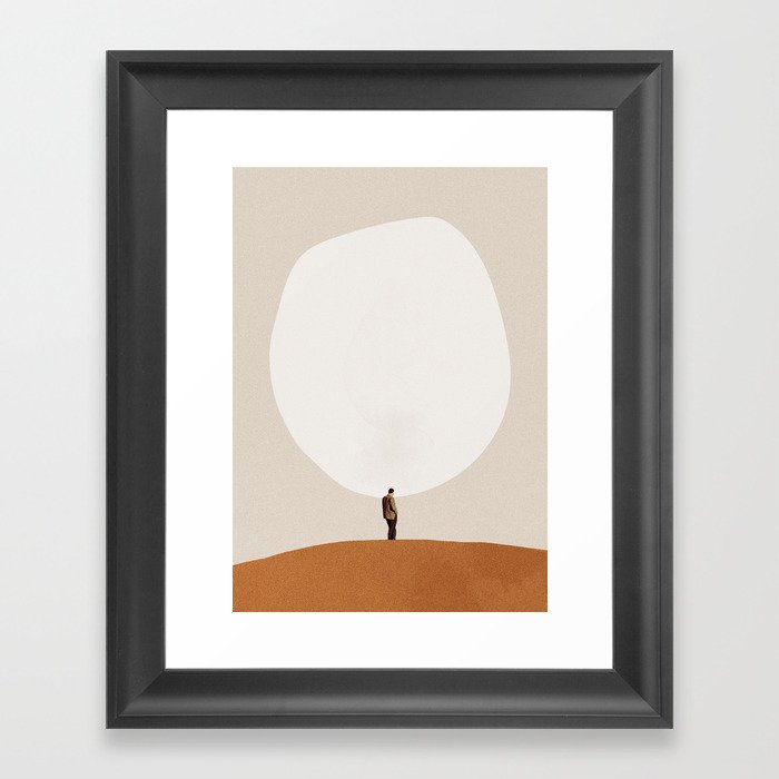 Overthinking Framed Art Print