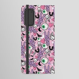 Pastel Goth Bunny Eyeball Android Wallet Case