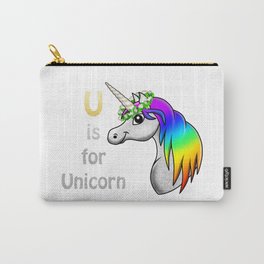 U is for Unicorn Carry-All Pouch
