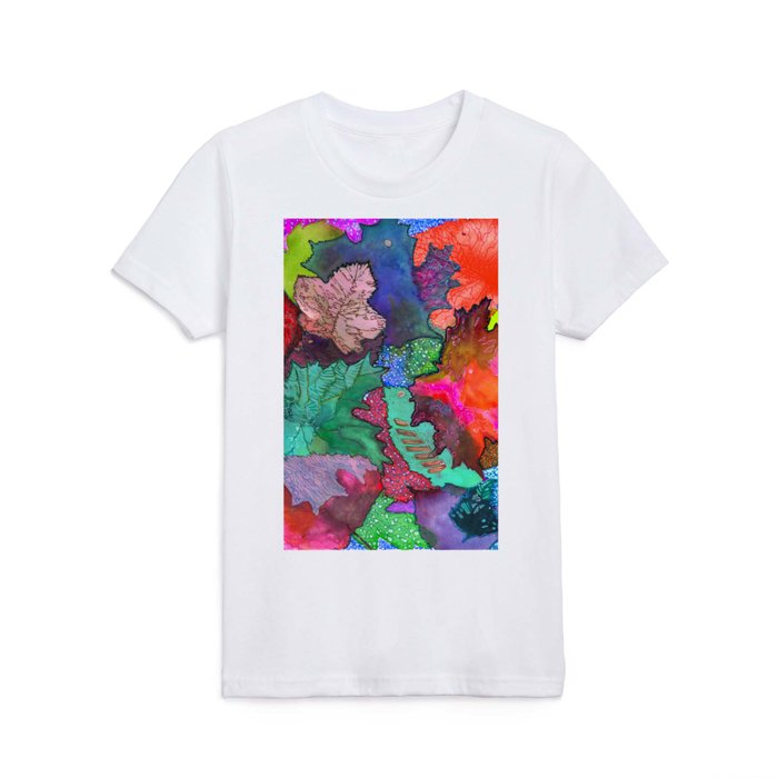 Autumn Leafs Art 4 Kids T Shirt