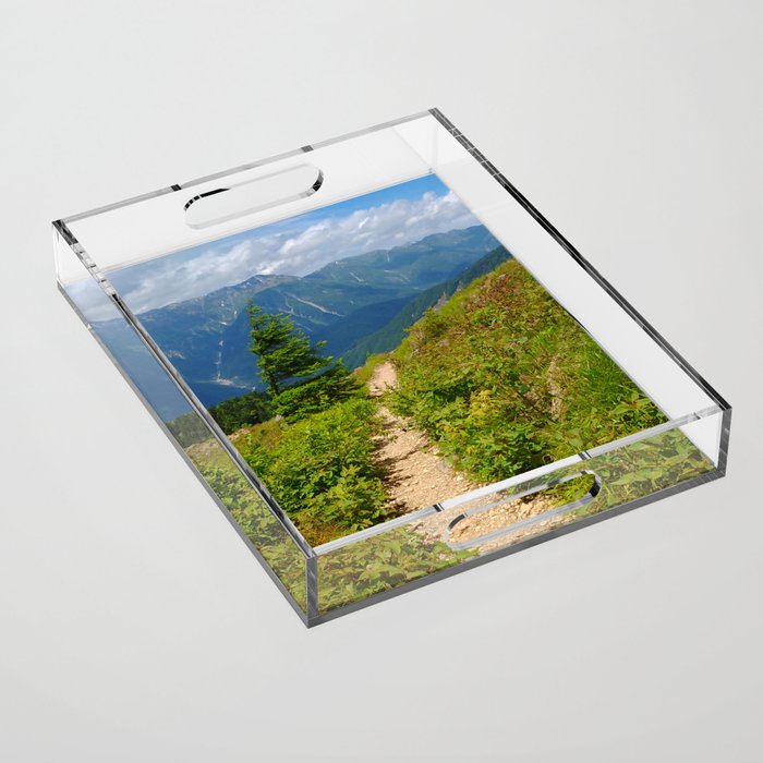 Mountain Path Acrylic Tray