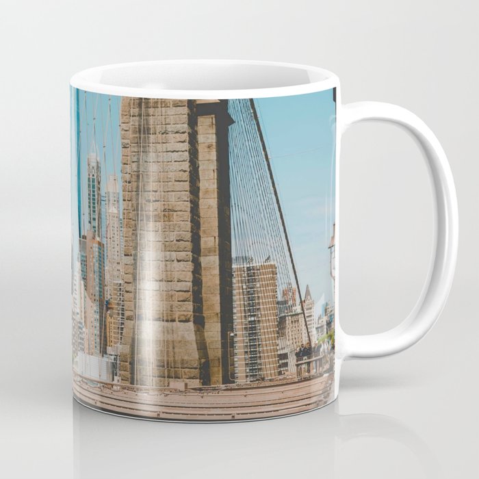 The Bridge in New York City (Color) Coffee Mug