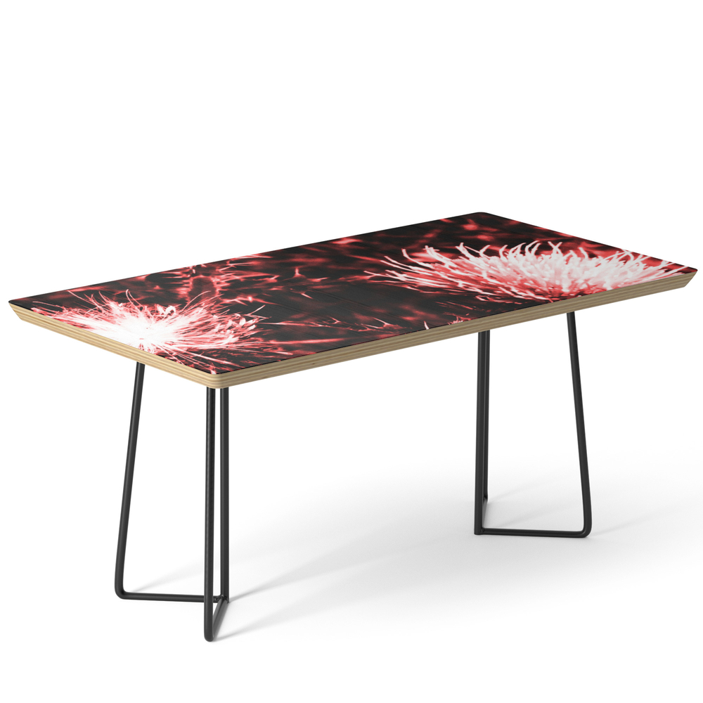 Red Thistle Coffee Table by oliviahathaway