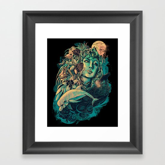 Gaia Framed Art Print