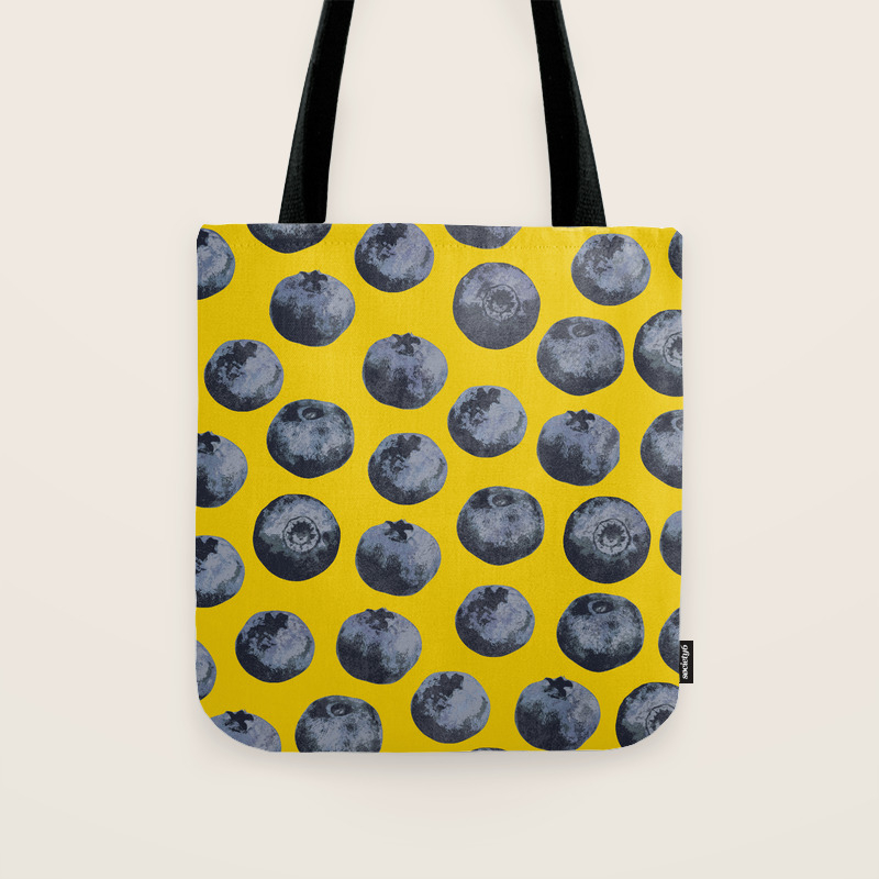 blueberry hand bag