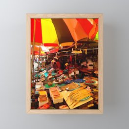 Jagalchi Market Framed Mini Art Print