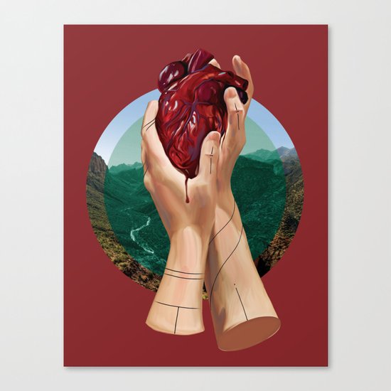 In Its Grip Canvas Print
