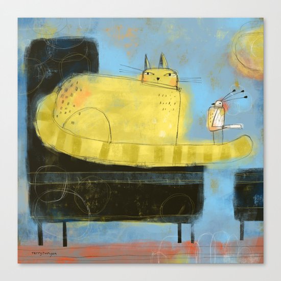 BLACK CHAIR 2 Canvas Print
