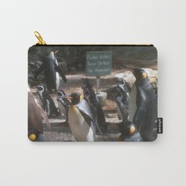 Do Not Feed The Penguins Carry-All Pouch