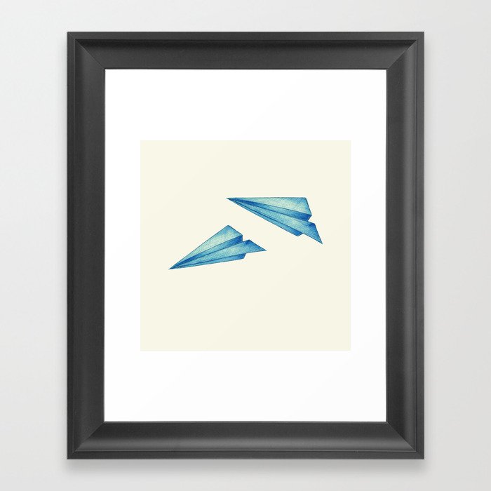 High Flyer | Origami | Simplified Framed Art Print