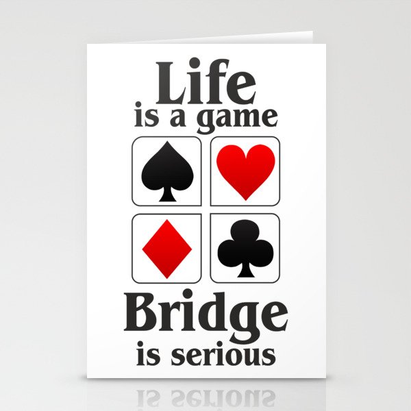 Bridge player gift, Bridge game. Contract Bride, Duplicate Bridge, Bridge lover, Bridge partner Stationery Cards