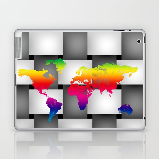 Map Laptop & iPad Skin