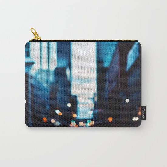 Blurred City Lights Carry-All Pouch