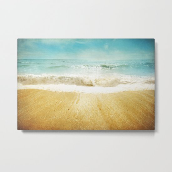 Beside the Sea II Metal Print