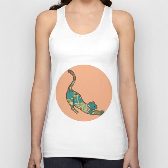 I love you, Kitten - Peach Unisex Tank Top