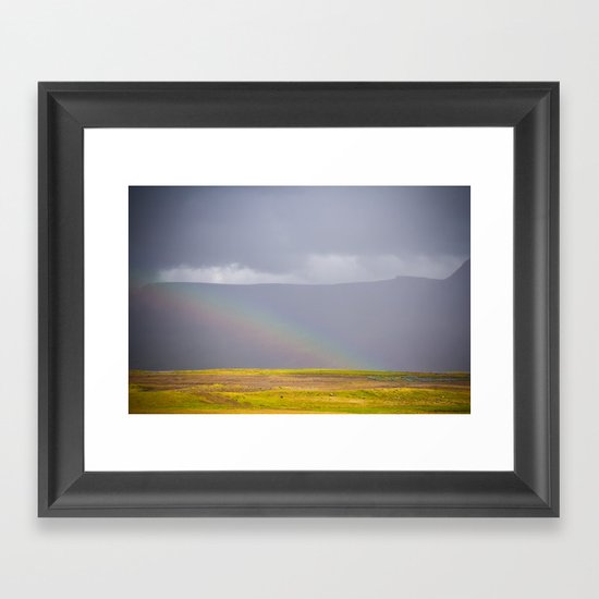 over the rainbow Framed Art Print