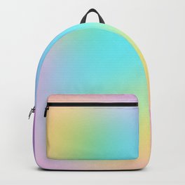 Prismatic Pastel Rainbow Ombre Design Backpack