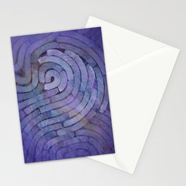 'Careful Where You Stand, In Violet' Stationery Cards