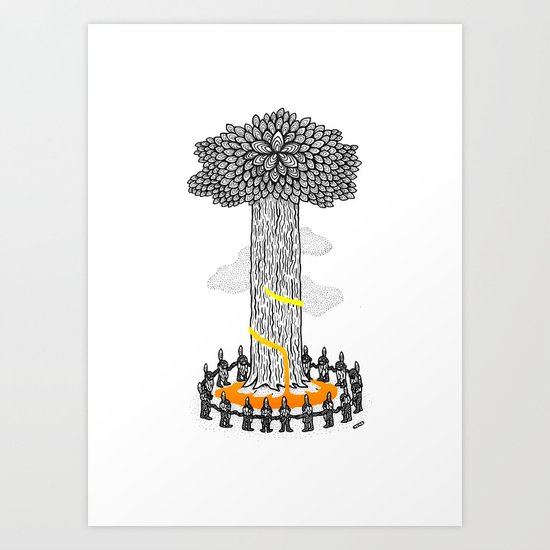 Tree Friends, pt.1 Art Print