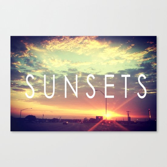 Sunsets Canvas Print