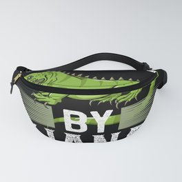 Green Iguana Lizard Cage Hunting Reptile Fanny Pack