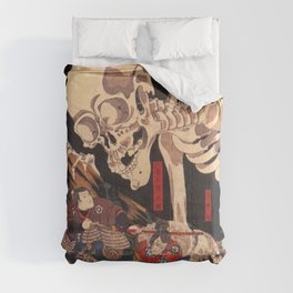 Takiyasha The Witch And The Skeleton Spectre By Utagawa Kuniyoshi Comforter