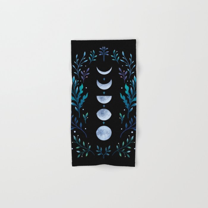 Moonlight Garden - Blue Hand & Bath Towel