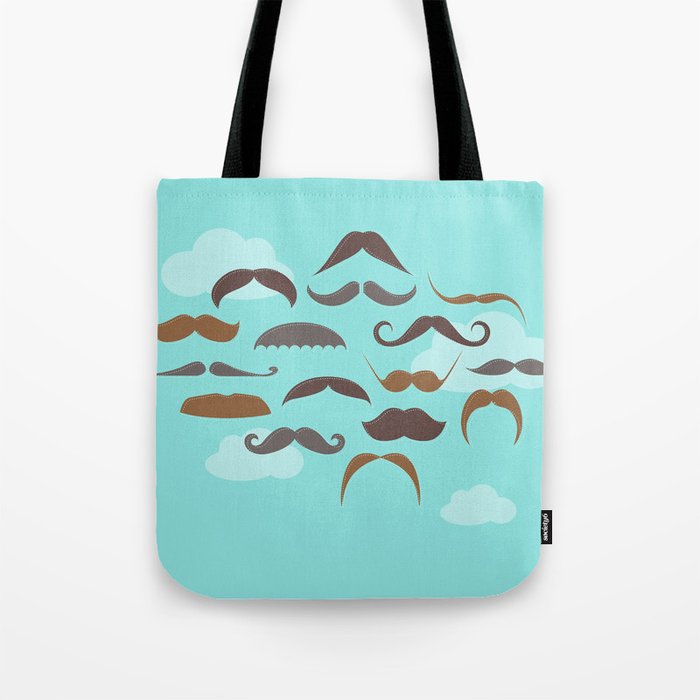 Mustaches in the Sky Tote Bag
