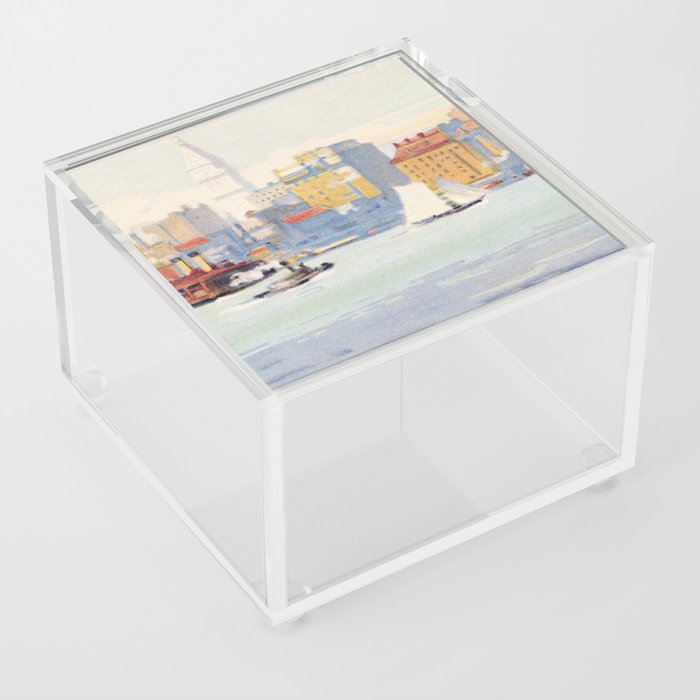 New York from the 34th Street Ferry (1914) Acrylic Box