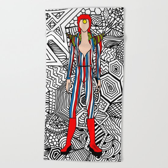 Bowie Fashion 3 Beach Towel