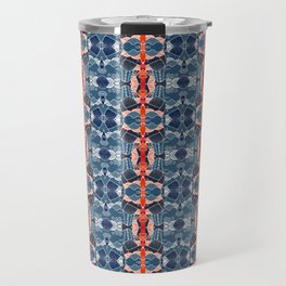 Asian art inspired abstract pattern Travel Mug