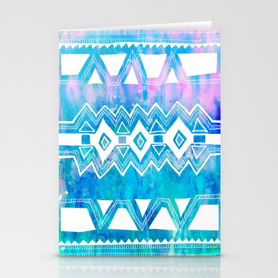 PATTERN {Tribal 002} Stationery Cards