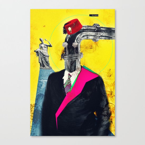 Hey Mom, Look at My New Pipe! Canvas Print