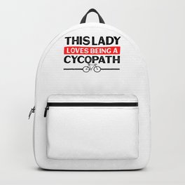 Funny Lady Cycling Riders Cyclist Bicycle Mountain Cycling Biker Backpack | Lady, Bike, Bikers, Mountainbike, Bikelovers, Cyclist, Bikeracing, Biking, Bikes, Riders 