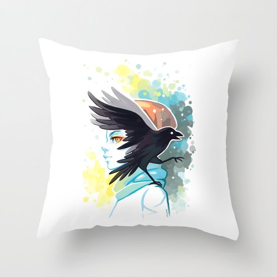 Forward Throw Pillow