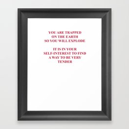 HOLZ Framed Art Print