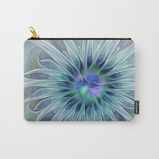 Floral Beauty, Fantasy Flower Carry-All Pouch