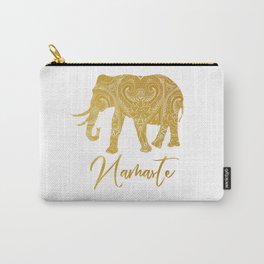Namaste Golden Elephant Carry-All Pouch