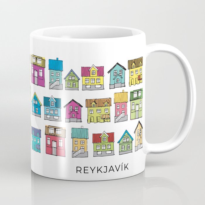Houses of Reykjavík Coffee Mug